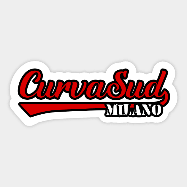 Curva sud milano Sticker by lounesartdessin